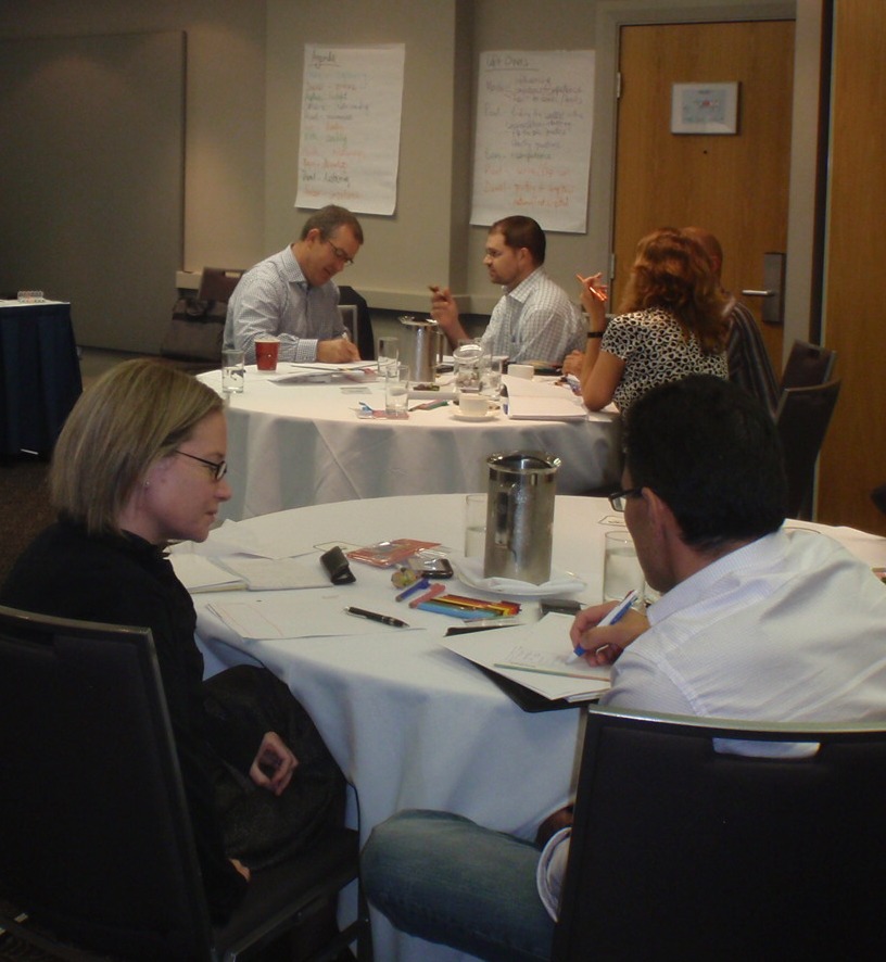 Participants at a Group Coaching Workshop