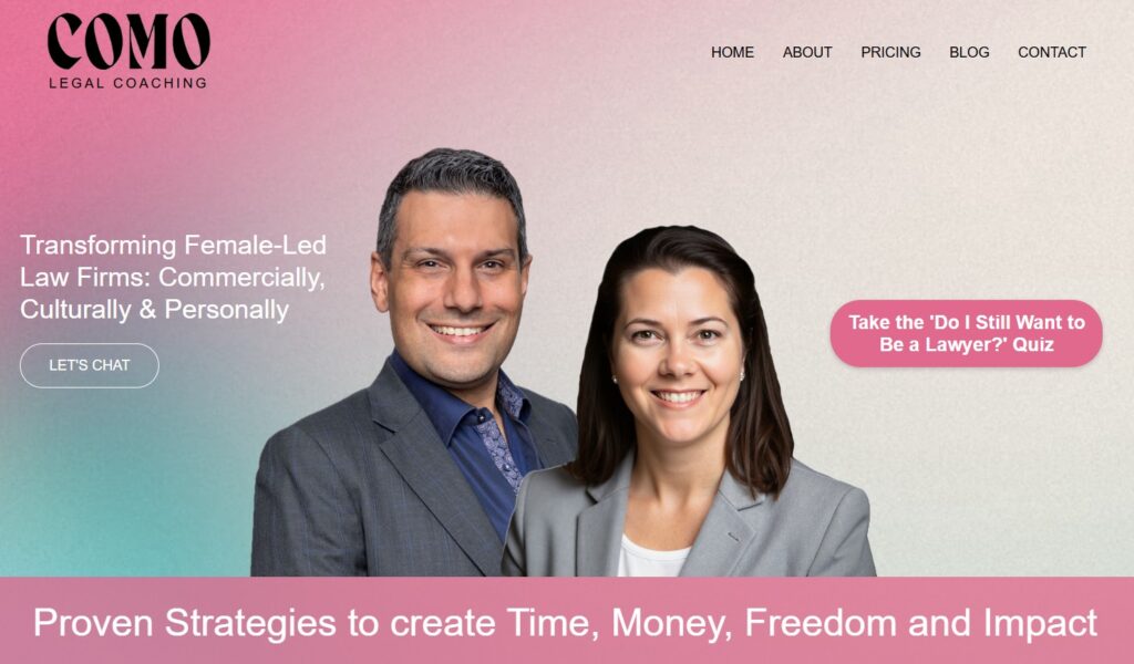Como Legal Coaching for Female Led Law Firms