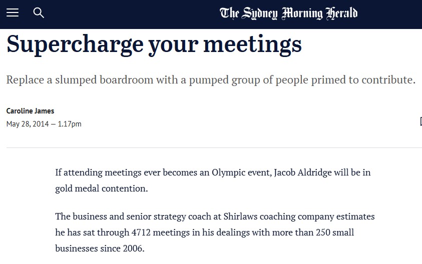 How to run better business meetings