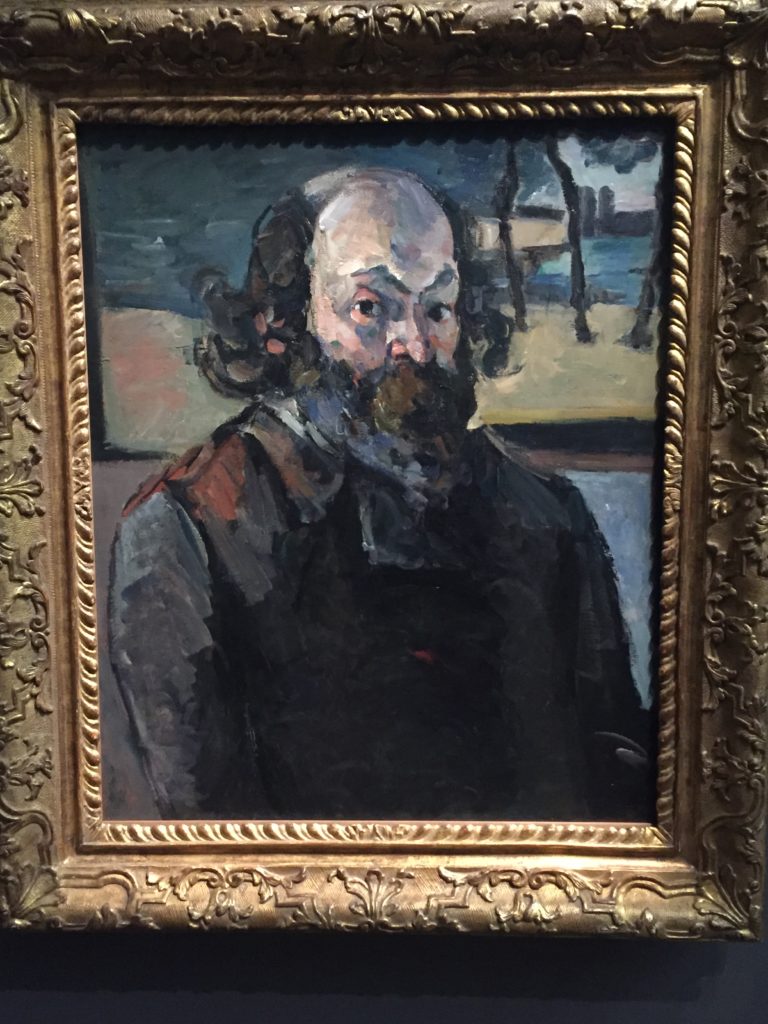 Cezanne Self Portrait from the Musee D'Orsay Paris France