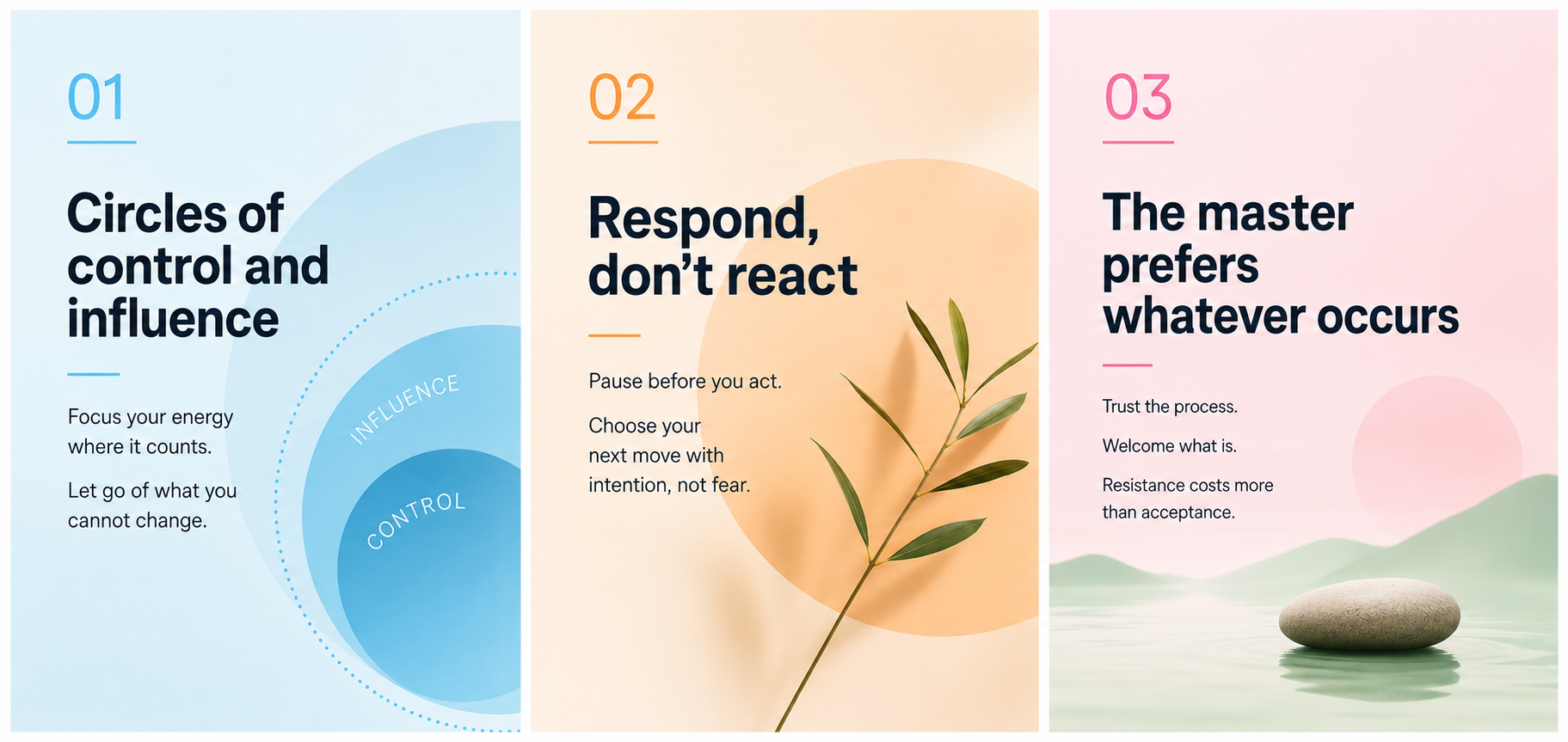 3 Mantras when responding to a recession